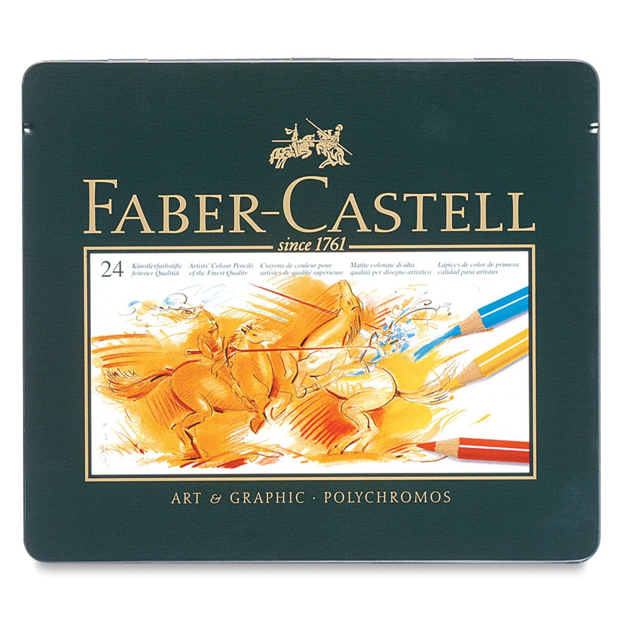 Faber-Castell Polychromos Pencil Set - Assorted Colors, Set of 24